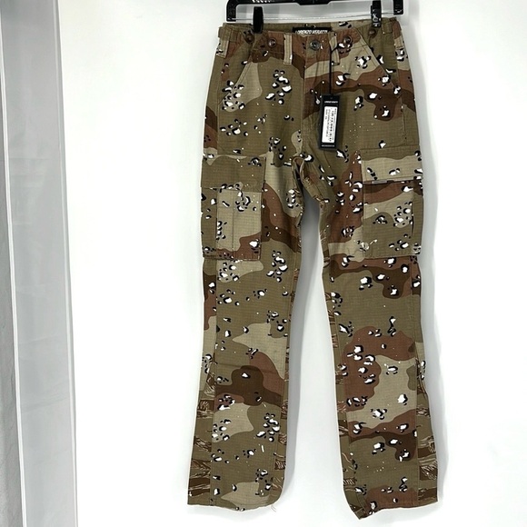 Lorenzo veratti NWT men’s XS cargo camo pants - Picture 1 of 9